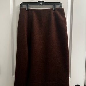 Altuzarra Brown Wool Women's Pencil Skirt